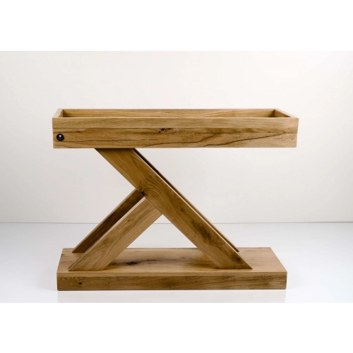 Konsola Wykonana Z Drewna Lite Dębowego Loft SKD-266 Rozmiary od 50 cm do 200 cm